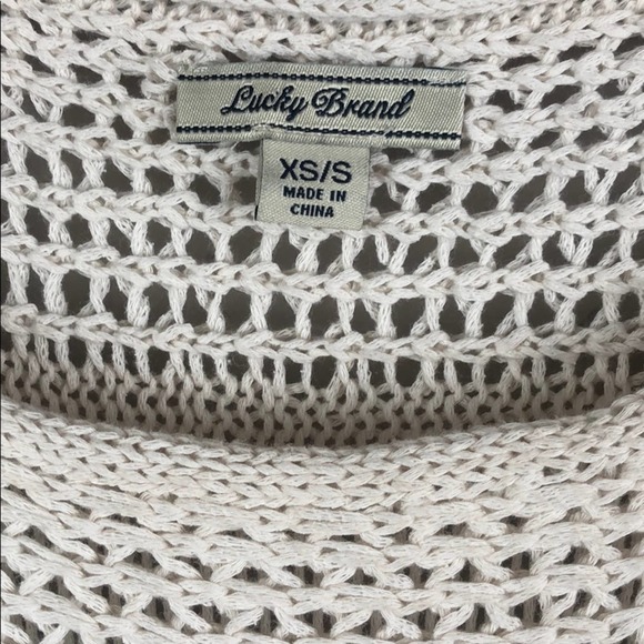 Lucky Brand Fringe Poncho Sweater (Size XS/S) - Picture 4 of 5